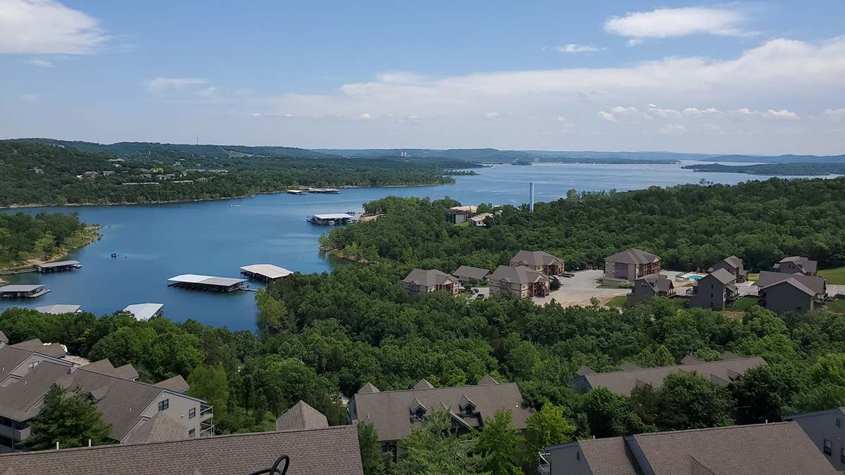 Aerial View of Treehouse Condos - Branson, Missouri, USA