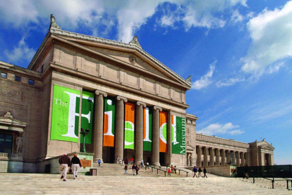 Entrance to Field Museum - Chicago, Illinois, USA