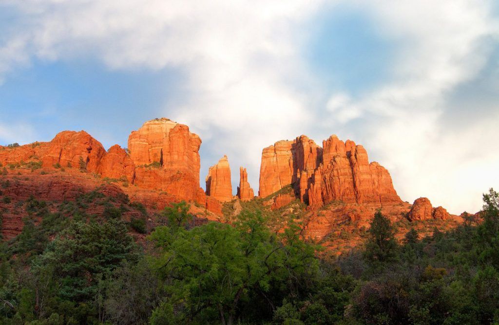 Hiking Cathedral Rocks is one of the best free things to do in Sedona. 