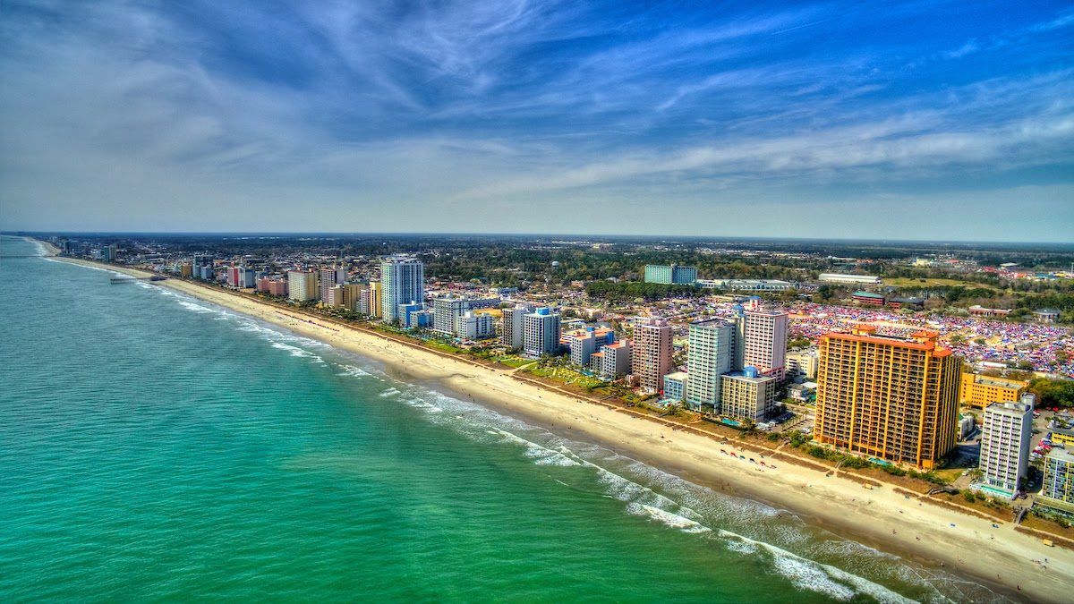 Myrtle Beach shoreline
